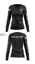 Pine to Prairie Drug Task Force 29462522 Women's Long Sleeve V-neck Shirt - 3
