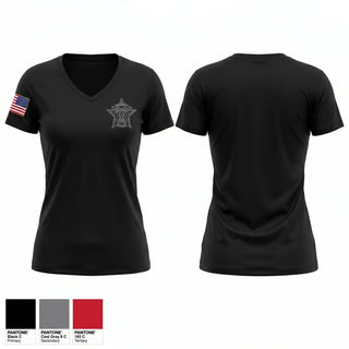 Womens Short Sleeve Vneck Shirt, Tac Ops, Police, Teamtime, Team time, sublimation, custom sports apparel, team uniforms, spirit wear, spiritwear, sports uniforms, custom shirts, team store, custom team store, fundraiser sports, apparel fundraiser