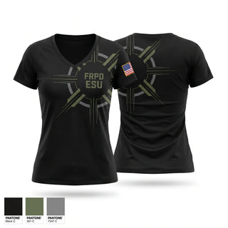 Womens Short Sleeve Vneck Shirt, FRPD ESU, Police, Teamtime, Team time, sublimation, custom sports apparel, team uniforms, spirit wear, spiritwear, sports uniforms, custom shirts, team store, custom team store, fundraiser sports, apparel fundraiser