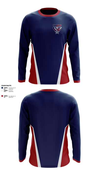 ALA Patriots 96818175 Long Sleeve Performance Shirt 1