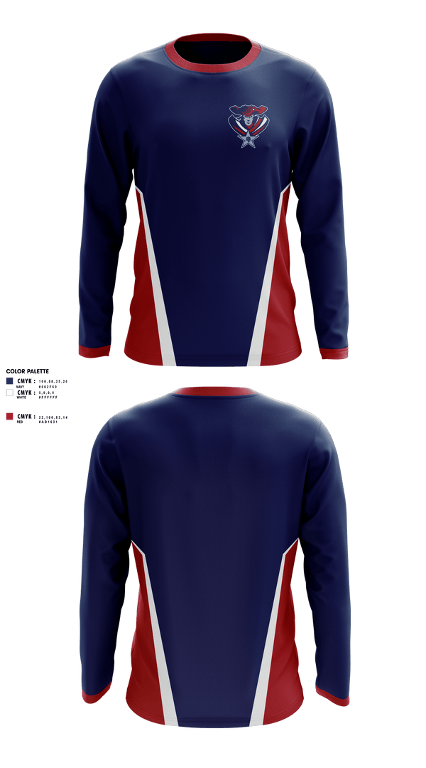 Long Sleeve Performance Shirt, ALA Patriots, , Teamtime, Team time, sublimation, custom sports apparel, team uniforms, spirit wear, spiritwear, sports uniforms, custom shirts, team store, custom team store, fundraiser sports, apparel fundraiser
