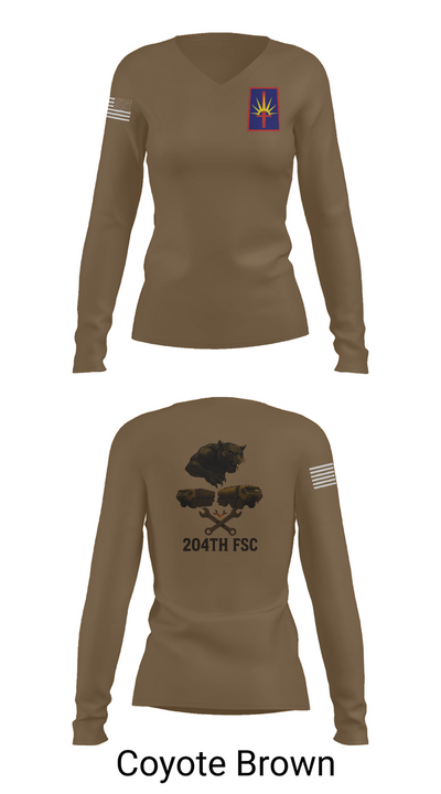 204thFSC 28842654 Women's Long Sleeve V-neck Shirt - 16