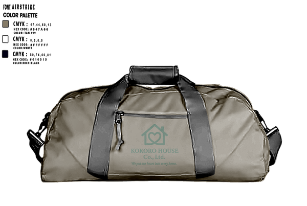 Duffle Bag, KOKOROHOUSE, , Teamtime, Team time, sublimation, custom sports apparel, team uniforms, spirit wear, spiritwear, sports uniforms, custom shirts, team store, custom team store, fundraiser sports, apparel fundraiser