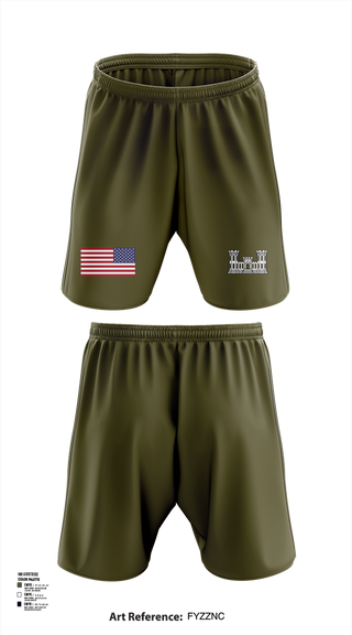 Athletic Shorts With Pockets, A co 229th Heavy, , Teamtime, Team time, sublimation, custom sports apparel, team uniforms, spirit wear, spiritwear, sports uniforms, custom shirts, team store, custom team store, fundraiser sports, apparel fundraiser