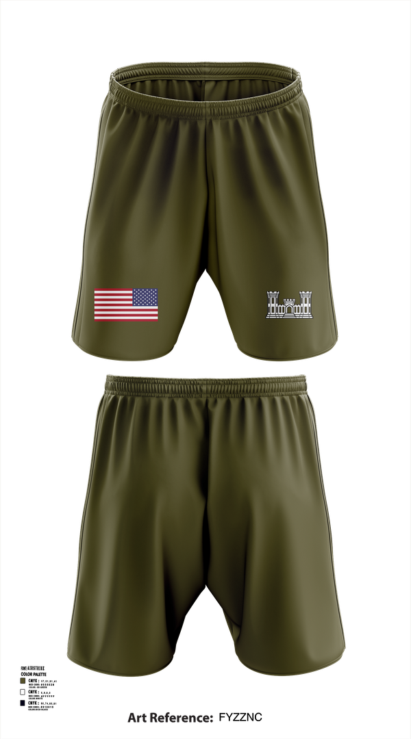 Athletic Shorts With Pockets, A co 229th Heavy, , Teamtime, Team time, sublimation, custom sports apparel, team uniforms, spirit wear, spiritwear, sports uniforms, custom shirts, team store, custom team store, fundraiser sports, apparel fundraiser