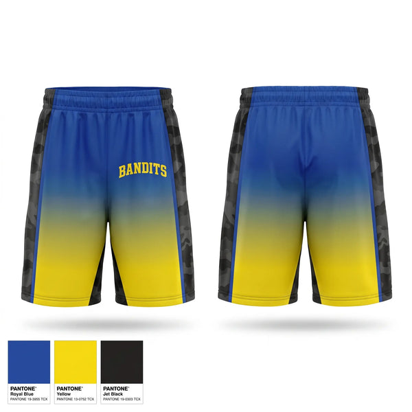Athletic Shorts With Pockets, Breakaway Bandits, Softball, Teamtime, Team time, sublimation, custom sports apparel, team uniforms, spirit wear, spiritwear, sports uniforms, custom shirts, team store, custom team store, fundraiser sports, apparel fundraiser