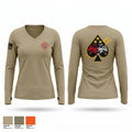 PLAYMAKERS Women's Long Sleeve V-neck Shirt - 1