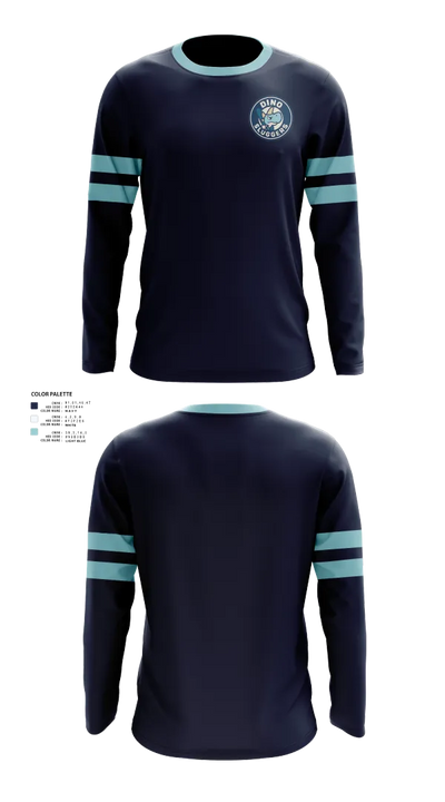 Dino Sluggers 821704 Long Sleeve Performance Shirt 21
