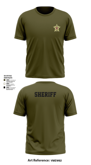 Short Sleeve Performance Shirt, Glasscock County Sheriff’s Office, Police, Teamtime, Team time, sublimation, custom sports apparel, team uniforms, spirit wear, spiritwear, sports uniforms, custom shirts, team store, custom team store, fundraiser sports, apparel fundraiser