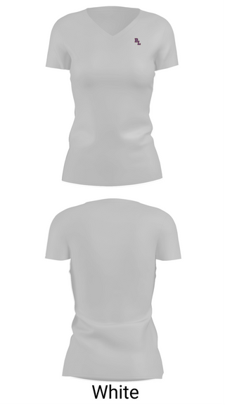 Womens Short Sleeve Vneck Shirt, Batesburg Leesville Middle School Girls Basketball, Women's Basketball, Teamtime, Team time, sublimation, custom sports apparel, team uniforms, spirit wear, spiritwear, sports uniforms, custom shirts, team store, custom team store, fundraiser sports, apparel fundraiser