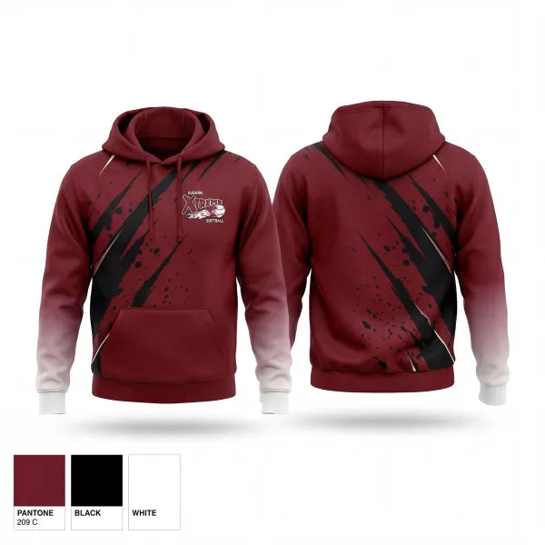 Hoodie, Auburn Xtreme, Softball, Teamtime, Team time, sublimation, custom sports apparel, team uniforms, spirit wear, spiritwear, sports uniforms, custom shirts, team store, custom team store, fundraiser sports, apparel fundraiser