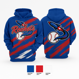 Hoodie, Space Coast Rockets, Baseball, Teamtime, Team time, sublimation, custom sports apparel, team uniforms, spirit wear, spiritwear, sports uniforms, custom shirts, team store, custom team store, fundraiser sports, apparel fundraiser