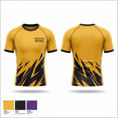 South bison 35645671 Short Sleeve Rash Guard Shirt - 1