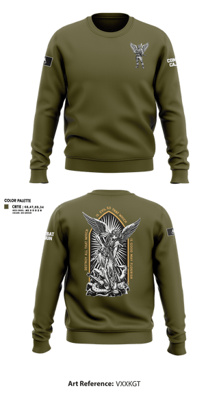 Crew Neck Sweatshirt, Louisiana State Guard, Army, Teamtime, Team time, sublimation, custom sports apparel, team uniforms, spirit wear, spiritwear, sports uniforms, custom shirts, team store, custom team store, fundraiser sports, apparel fundraiser