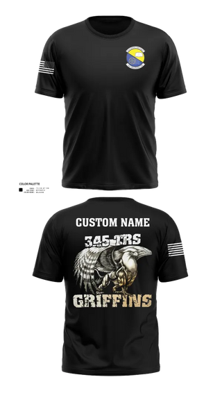 Short Sleeve Performance Shirt, 345th TRS, , Teamtime, Team time, sublimation, custom sports apparel, team uniforms, spirit wear, spiritwear, sports uniforms, custom shirts, team store, custom team store, fundraiser sports, apparel fundraiser