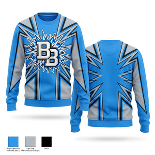 Crew Neck Sweatshirt, Boom Bang, Baseball, Teamtime, Team time, sublimation, custom sports apparel, team uniforms, spirit wear, spiritwear, sports uniforms, custom shirts, team store, custom team store, fundraiser sports, apparel fundraiser
