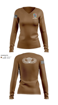 B.CO GSB 20th SFG(A) 63112817 Women's Long Sleeve V-neck Shirt - 101
