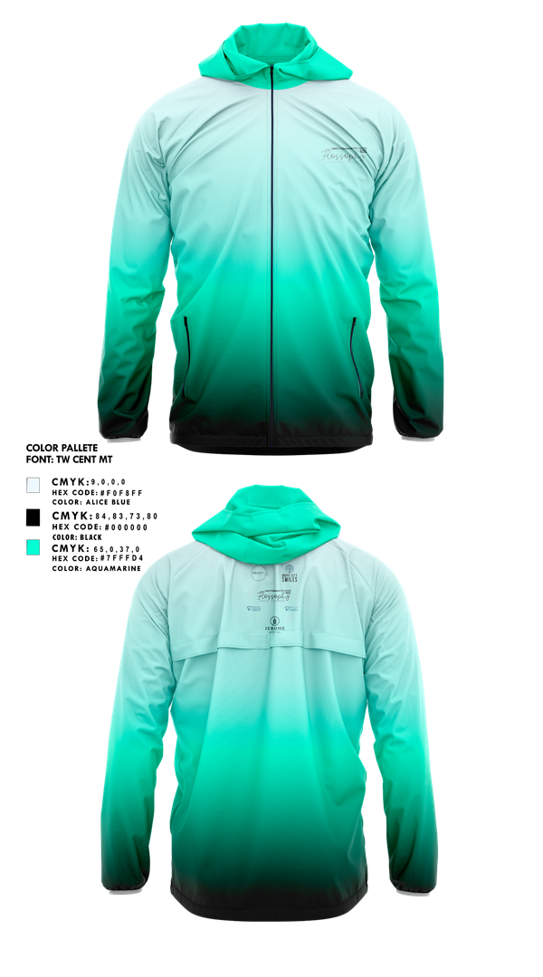 Windbreaker, Flossophy Dental Partners Pelotonia, Cycling, Teamtime, Team time, sublimation, custom sports apparel, team uniforms, spirit wear, spiritwear, sports uniforms, custom shirts, team store, custom team store, fundraiser sports, apparel fundraiser