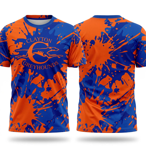 Soft Poly Tee Cotton Like Feel, Clayton High School Wrestling, Wrestling, Teamtime, Team time, sublimation, custom sports apparel, team uniforms, spirit wear, spiritwear, sports uniforms, custom shirts, team store, custom team store, fundraiser sports, apparel fundraiser