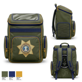 Gear Bag, Cheyenne pd k9, Police, Teamtime, Team time, sublimation, custom sports apparel, team uniforms, spirit wear, spiritwear, sports uniforms, custom shirts, team store, custom team store, fundraiser sports, apparel fundraiser