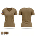 D Co. 1/293rd CLC Women's Short Sleeve V-neck Shirt - 1