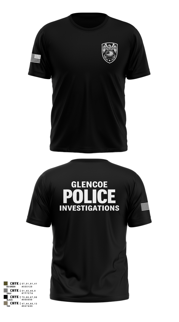 Short Sleeve Performance Shirt, Glencoe Investigations, Police, Teamtime, Team time, sublimation, custom sports apparel, team uniforms, spirit wear, spiritwear, sports uniforms, custom shirts, team store, custom team store, fundraiser sports, apparel fundraiser