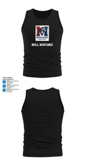 Tank Top, Mull Mustangs, Men's Basketball, Teamtime, Team time, sublimation, custom sports apparel, team uniforms, spirit wear, spiritwear, sports uniforms, custom shirts, team store, custom team store, fundraiser sports, apparel fundraiser
