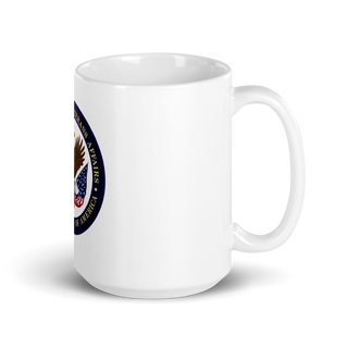 VA Boston Healthcare 27614920 White Glossy Mug - Large