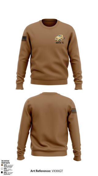 Crew Neck Sweatshirt, 319th TC, , Teamtime, Team time, sublimation, custom sports apparel, team uniforms, spirit wear, spiritwear, sports uniforms, custom shirts, team store, custom team store, fundraiser sports, apparel fundraiser