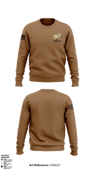 319th TC 85410339 Crew Neck Sweatshirt - 1