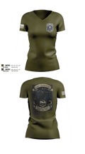 Trumbull County Homicide Investigation and Prosecution Unit 91481755 Women's Short Sleeve V-neck Shirt - 3