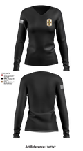 441 medical company ground ambulance 37316787 Women's Long Sleeve V-neck Shirt - 3