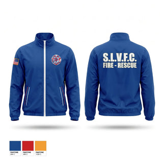 Windbreaker, Silver Lake Volunteer Fire Company, Fire Department, Teamtime, Team time, sublimation, custom sports apparel, team uniforms, spirit wear, spiritwear, sports uniforms, custom shirts, team store, custom team store, fundraiser sports, apparel fundraiser