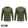 Hallowell Police Department Long Sleeve Performance Shirt - 1