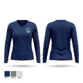 Jackson county ems Women's Long Sleeve V-neck Shirt - 1