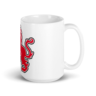 Dulaney Lions Baseball 10641314 White Glossy Mug - Medium