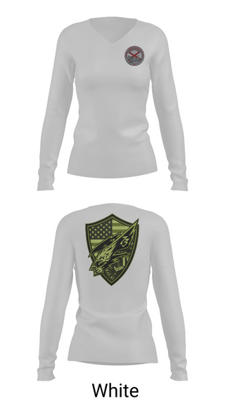 Womens Long Sleeve Vneck Shirt, Mobile SWAT, Police, Teamtime, Team time, sublimation, custom sports apparel, team uniforms, spirit wear, spiritwear, sports uniforms, custom shirts, team store, custom team store, fundraiser sports, apparel fundraiser