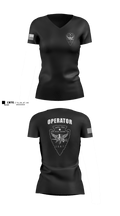 Marshall County Joint Special Response Team 5652665 Women's Short Sleeve V-neck Shirt - 3