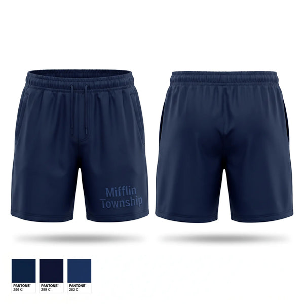 Athletic Shorts With Pockets, Mifflin Township, Fire Department, Teamtime, Team time, sublimation, custom sports apparel, team uniforms, spirit wear, spiritwear, sports uniforms, custom shirts, team store, custom team store, fundraiser sports, apparel fundraiser