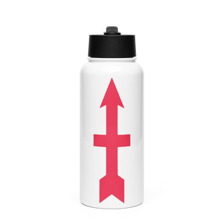 C co. 127 65825079 Stainless Steel Water Bottle with a Straw Lid