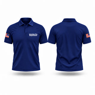 Short Sleeve Performance Polo, Westlake Fire Department, Fire Department, Teamtime, Team time, sublimation, custom sports apparel, team uniforms, spirit wear, spiritwear, sports uniforms, custom shirts, team store, custom team store, fundraiser sports, apparel fundraiser
