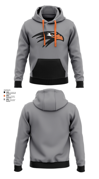 Hoodie, Bloomer Blackhawk'sTrack & Field, Track & Field, Teamtime, Team time, sublimation, custom sports apparel, team uniforms, spirit wear, spiritwear, sports uniforms, custom shirts, team store, custom team store, fundraiser sports, apparel fundraiser