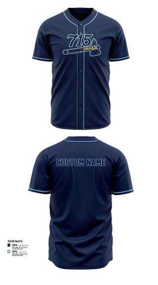 Full Button Baseball Jersey, 715 Hammers, Baseball, Teamtime, Team time, sublimation, custom sports apparel, team uniforms, spirit wear, spiritwear, sports uniforms, custom shirts, team store, custom team store, fundraiser sports, apparel fundraiser