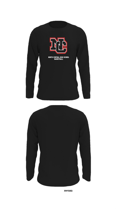 North Central High School Basketball 21747682 Long Sleeve Performance Shirt 27