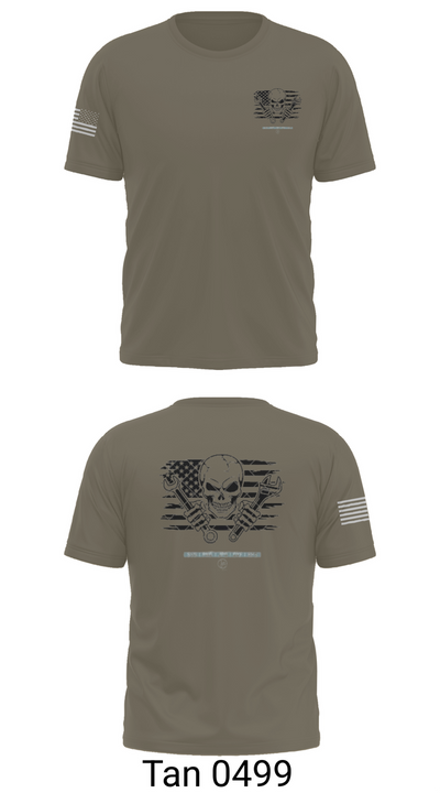 1245th Transportation Company 80401468 Old School Cotton Feel Shirt - 67