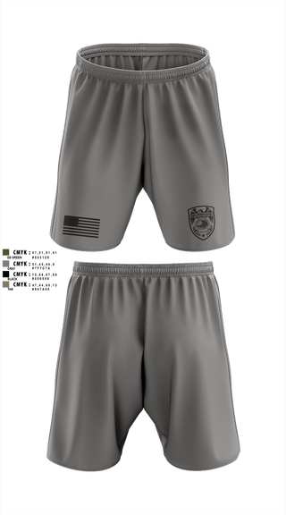 Athletic Shorts With Pockets, Glencoe Police Department, Police, Teamtime, Team time, sublimation, custom sports apparel, team uniforms, spirit wear, spiritwear, sports uniforms, custom shirts, team store, custom team store, fundraiser sports, apparel fundraiser