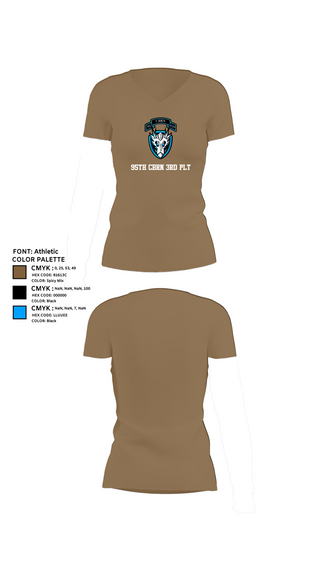 Womens Short Sleeve Vneck Shirt, , Army, Teamtime, Team time, sublimation, custom sports apparel, team uniforms, spirit wear, spiritwear, sports uniforms, custom shirts, team store, custom team store, fundraiser sports, apparel fundraiser