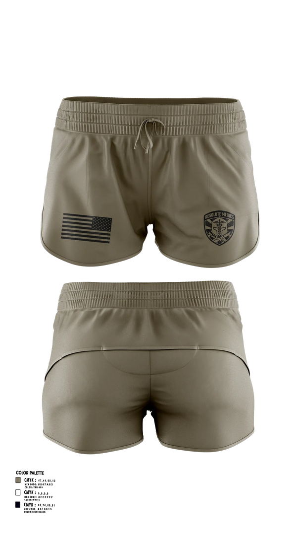 Womens Shorts, MEDIC PLT/HHC/7TB(X), Army, Teamtime, Team time, sublimation, custom sports apparel, team uniforms, spirit wear, spiritwear, sports uniforms, custom shirts, team store, custom team store, fundraiser sports, apparel fundraiser