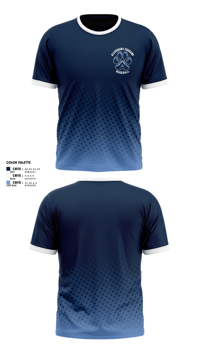 Alleghany Cougars 78146187 Short Sleeve Performance Shirt - 1