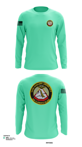 Long Sleeve Performance Shirt, NAVAL AUXILIARY LANDING FIELD SAN CLEMENTE ISLAND, Navy, Teamtime, Team time, sublimation, custom sports apparel, team uniforms, spirit wear, spiritwear, sports uniforms, custom shirts, team store, custom team store, fundraiser sports, apparel fundraiser